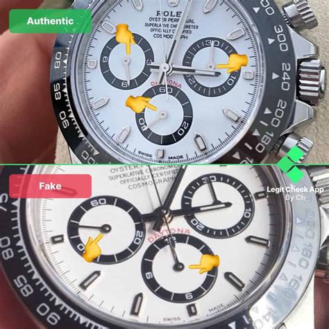 how to identify fake rolex daytona